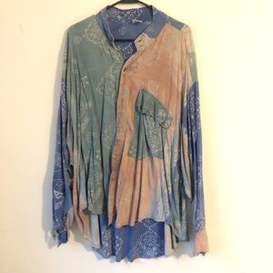 Oversized button down shirt